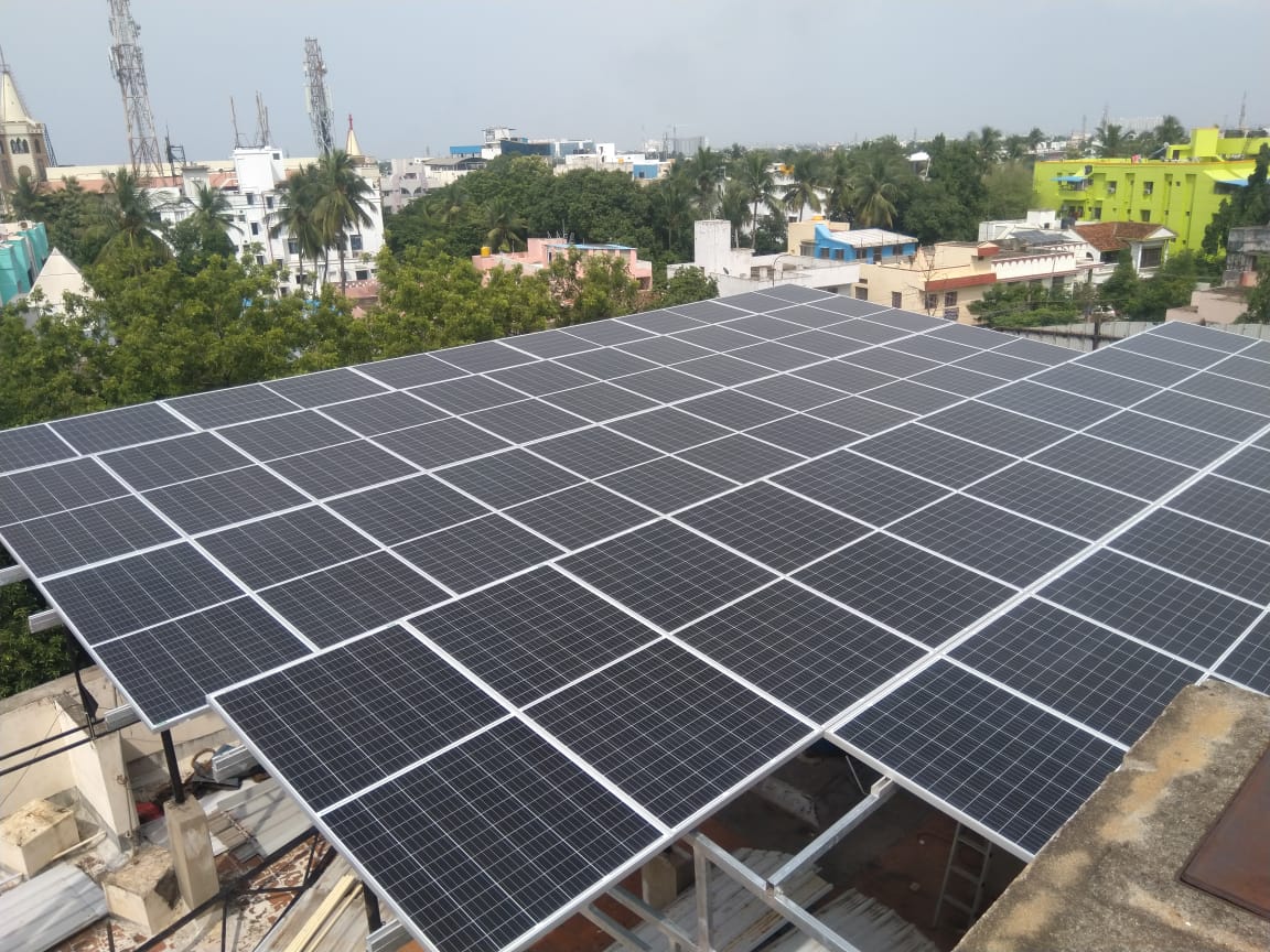 30 KW Bi-Facial Rooftop - View 1