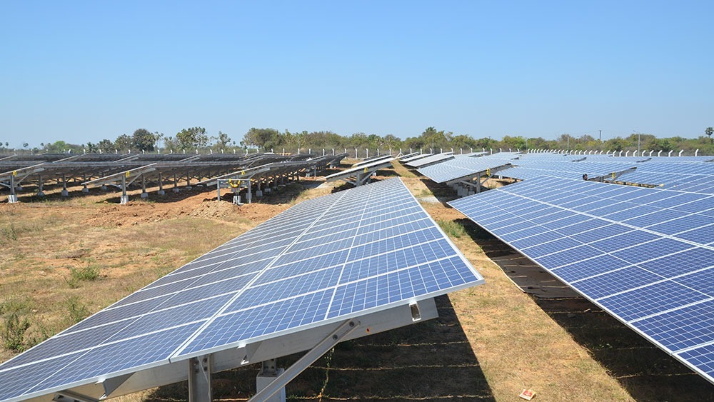1 MW Industrial Solar Plant - View 3